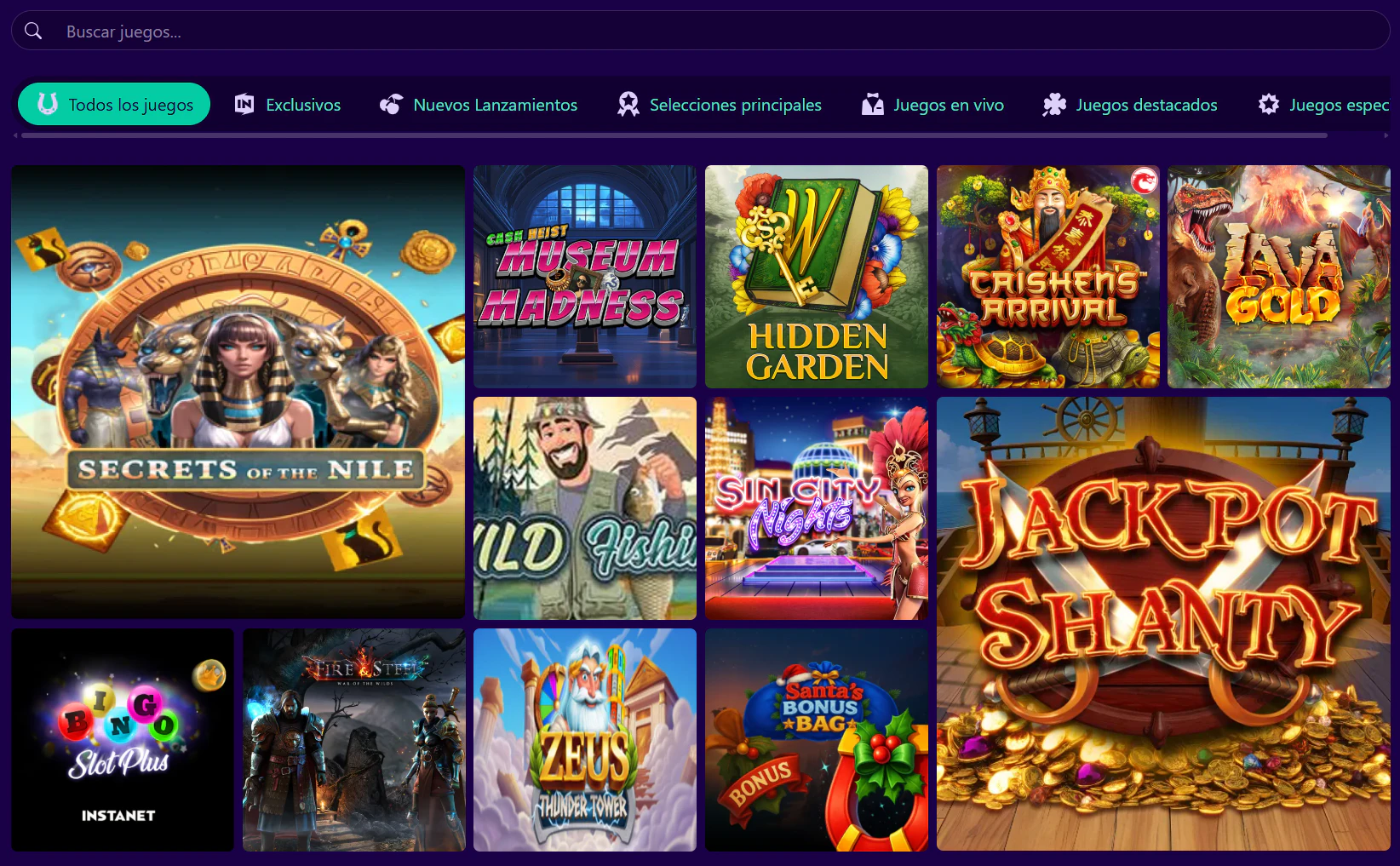 Paradise8 Casino Página principal